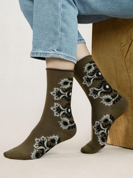 Image du produit Bleuforêt Chaussettes Laine Fine Folk (39 - 41)