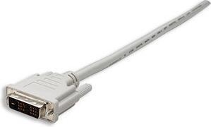 Productafbeelding Manhattan DVI-D monitorkabel DVI-D stekker naar DVI-D stekker (single link), beige, 1,8 m (1.80 m, DVI)