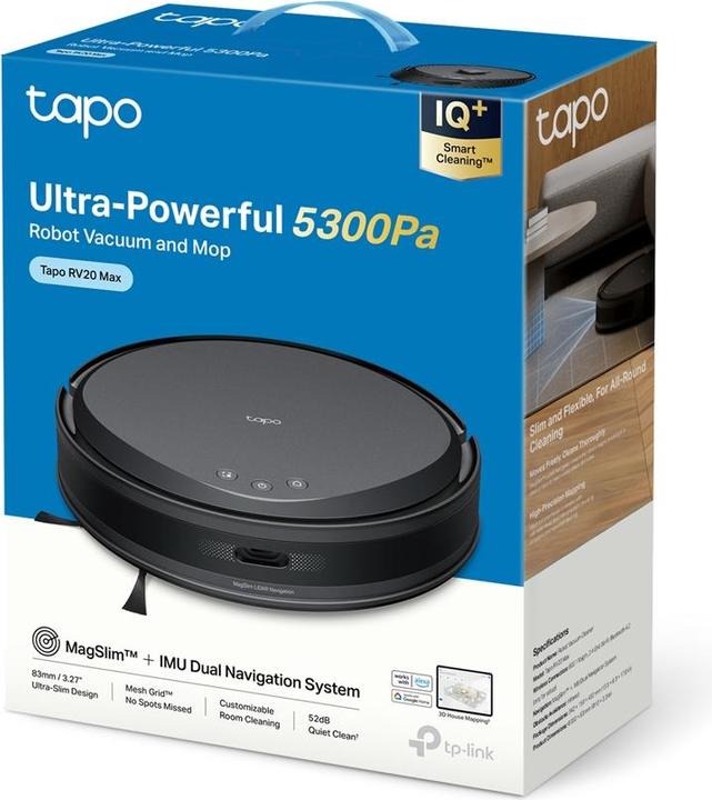Image du produit TP-Link RV20 Max (Robot d'aspiration et de nettoyage)
