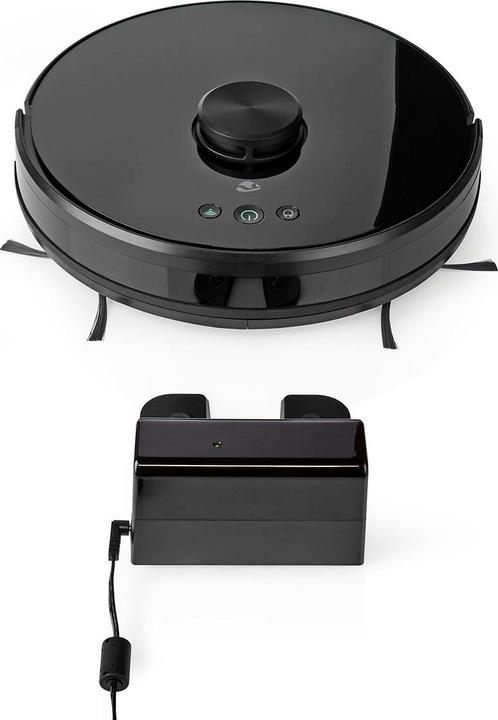 Produktbild Nedis WIFIVCL001CBK- Robotický Vysavač | Laserová navigace | Wi-Fi | Kapacita Sběrné Nádrže: 0.6 l (Saugwischroboter)