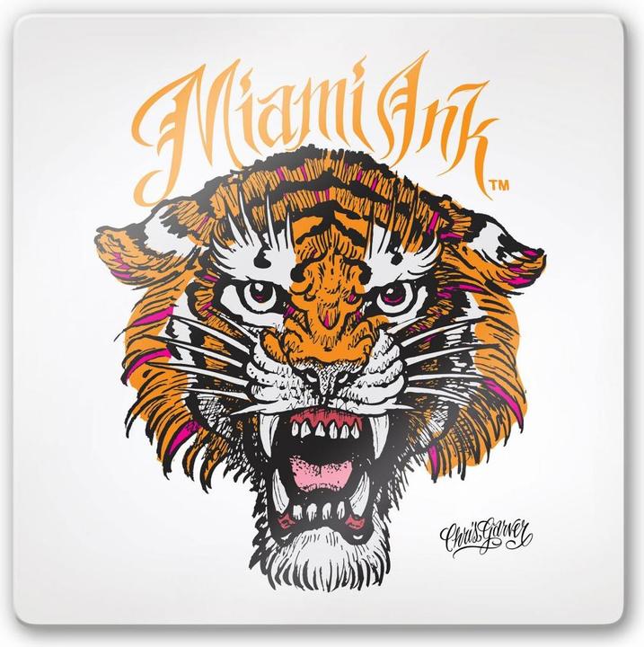Actual product image Miami Ink tiger (30 x 30 cm)