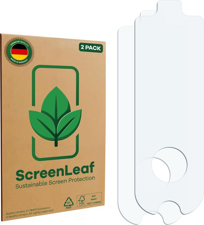 Image du produit ScreenLeaf Film de protection d'écran, Protection d'écran Écologique, Clear, Anti-Rayures