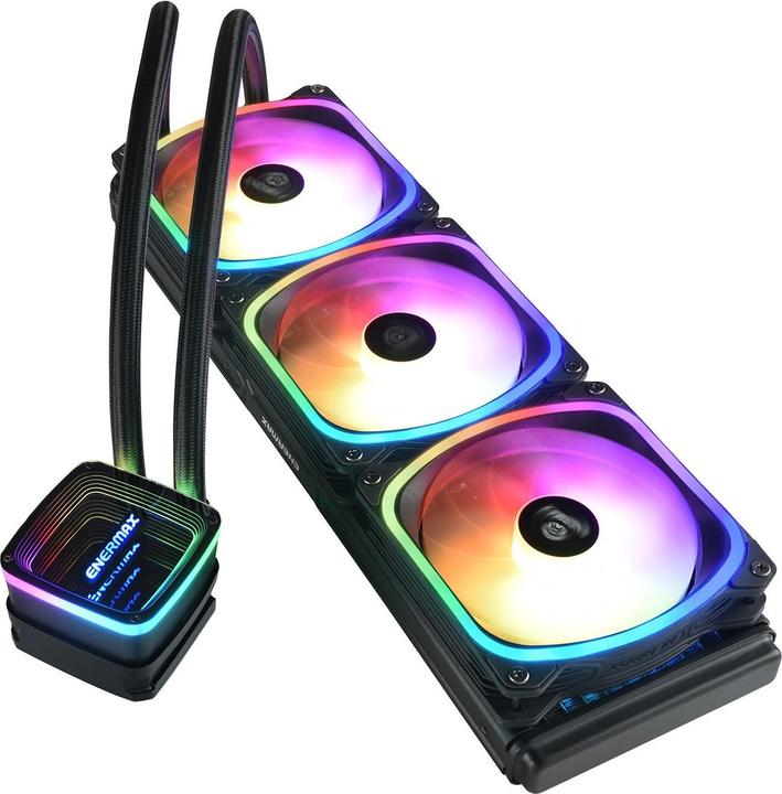 Immagine prodotto Enermax AQUAFUSION ADV ARGB 360 AIO CPU raffreddamento ad acqua Intel LGA1700 AM5 Ready 350W+ TDP 3x 120mm