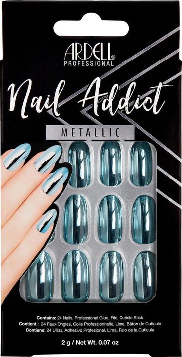 Immagine prodotto Ardell Nail Addict - Nail Addict Blue Metallic (Utensile per unghie, Blu, Metallico)