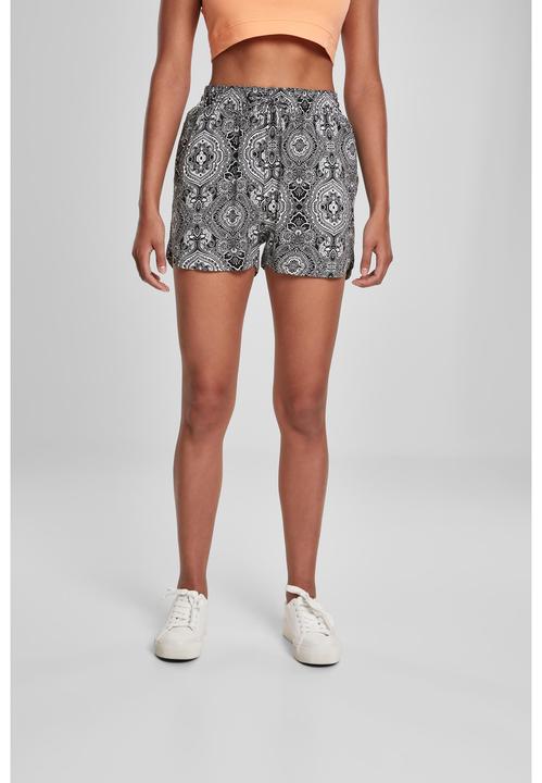 Produktbild Urban Classics Ladies AOP Viscose Resort Shorts (L)