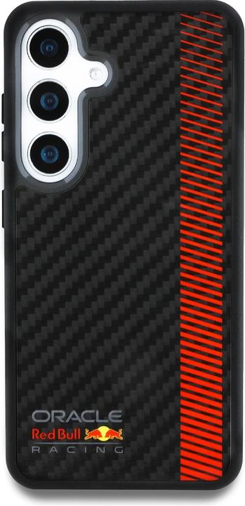 Produktbild Red Bull Real Carbon Fiber Powerbar MagSafe Case for Samsung Galaxy S25 Black (Samsung Galaxy S25)