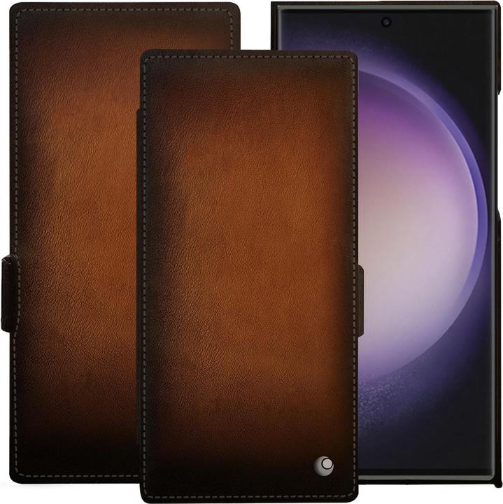 Actual product image Noreve Horizontal leather flap shell (Samsung Galaxy S23 Ultra, Samsung Galaxy S24 Ultra)