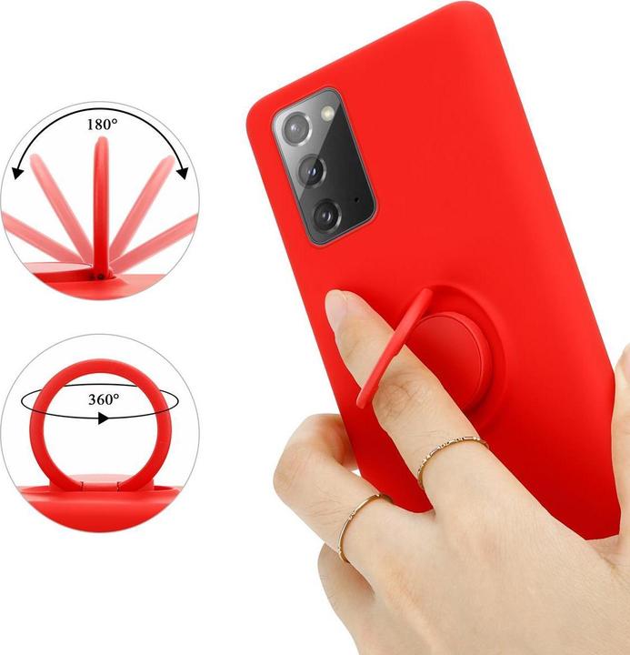Produktbild Cadorabo TPU Liquid Ring Silicone Case Hülle (Samsung Galaxy Note 20)