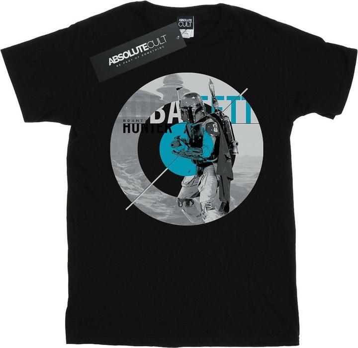 Star Wars Boba Fett Bounty Hunter Circle TShirt (M)