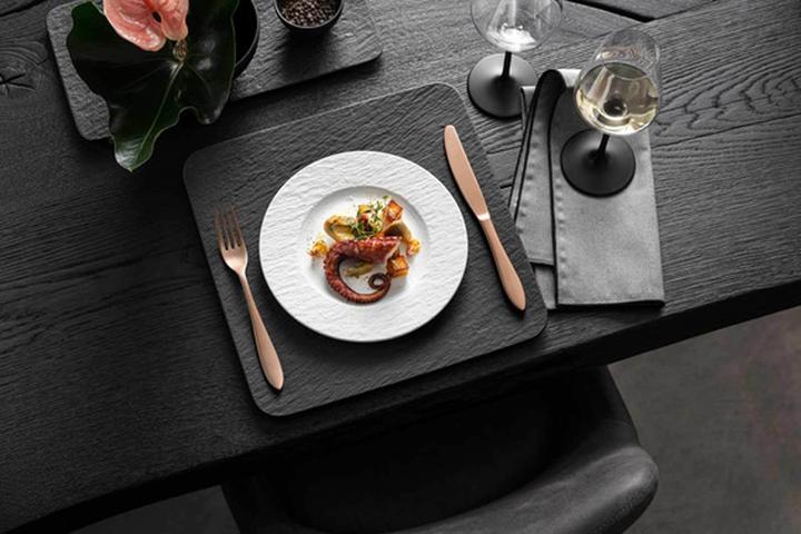 Actual product image Villeroy & Boch Frühstücksteller Manufacture Rock (1 x, 22 cm)