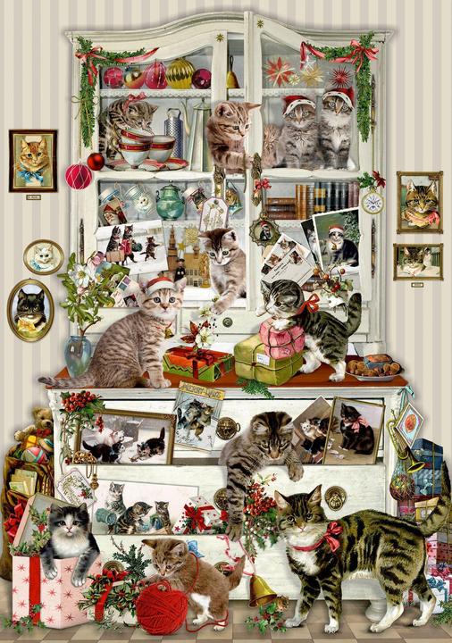 Produktbild Puzzle – Weihnachtszauber auf vier Pfoten (1000 Teile)