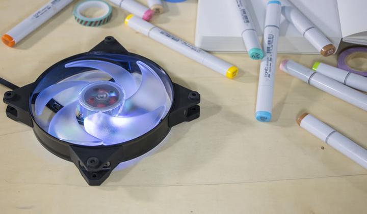 Actual product image Cooler Master Case fan CM Masterfan Pro 140 AP RGB 3 (140 mm, 3 x)