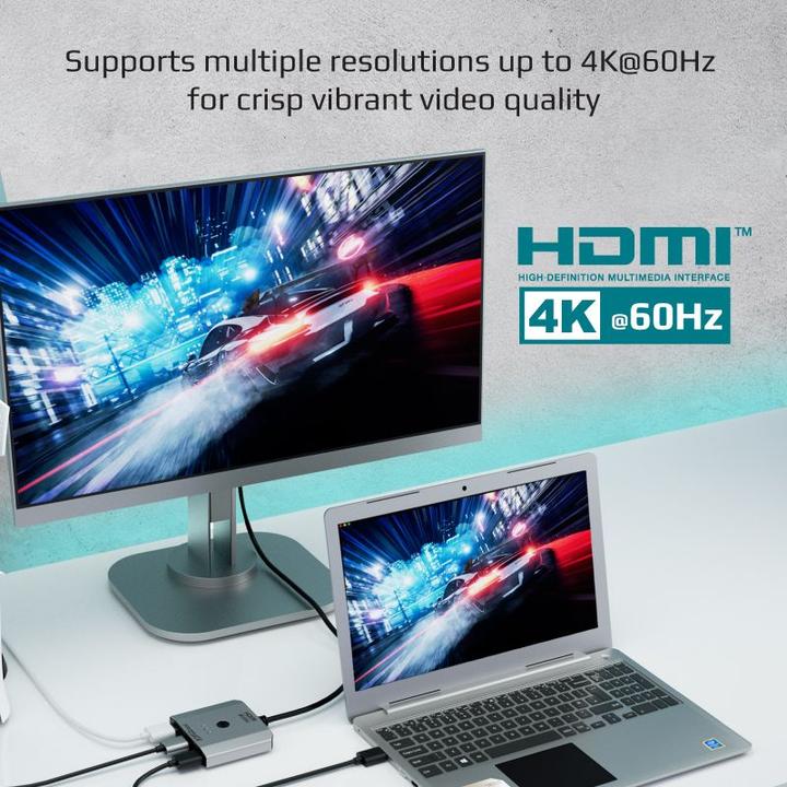 Produktbild ProMate MediaSwitch-H3 4K 3 in 1 HDMI Splitter