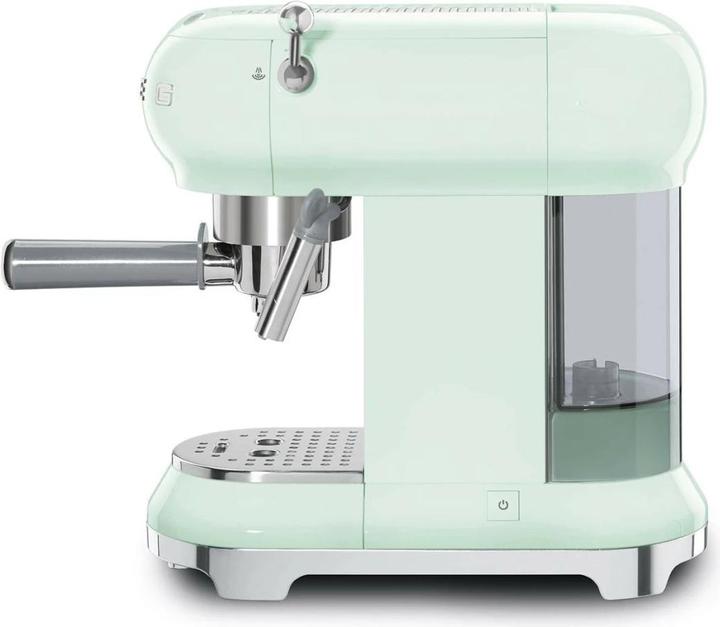Produktbild Smeg ECF02PGEU Siebträger Espresso-/Kaffemaschine Pastellgrün (EU-Stecker)