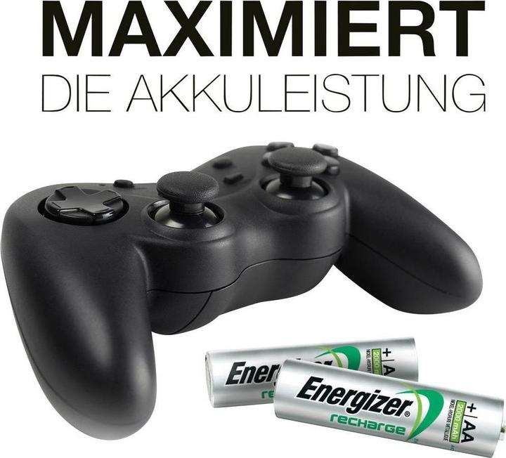 Produktbild Energizer Recharge Universal (1 Stk., D, AAA, AA, 9V Block, 2300 mAh, Ladegerät ohne Akku)