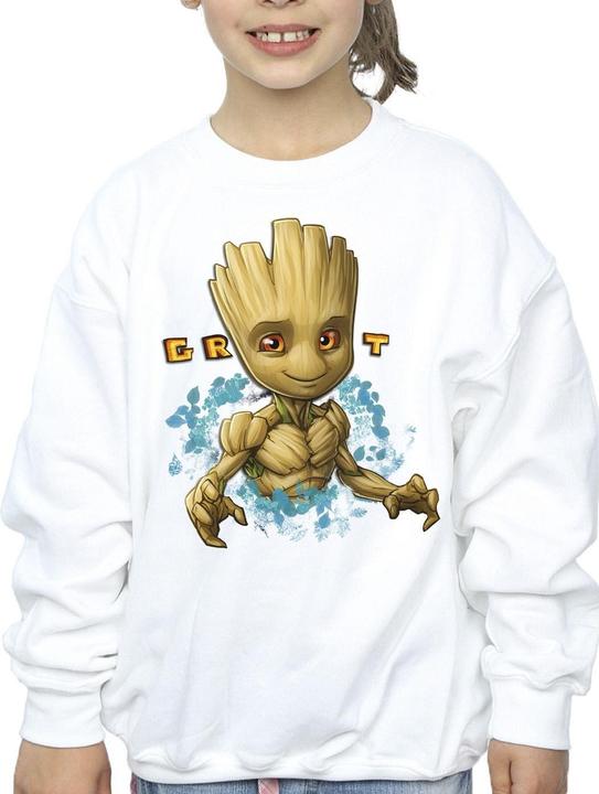 Produktbild Guardians of the Galaxy Groot Flowers Sweatshirt Mädchen (128)
