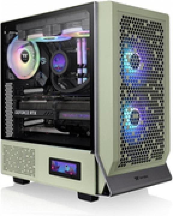 Immagine prodotto Thermaltake Ceres 300 TG ARGB (verde chiaro, vetro temperato) (ATX, Mini-ITX, mATX)