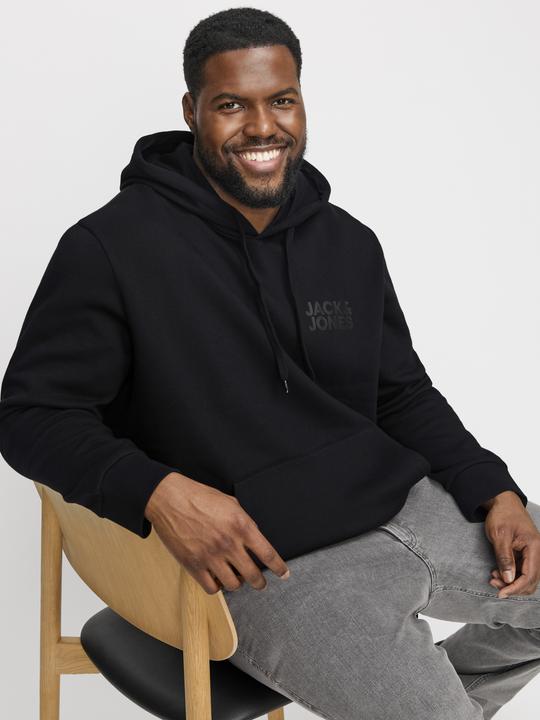 Actual product image Jack & Jones Jjecorp Logo Sweat Hood Noos Pls (6XL)