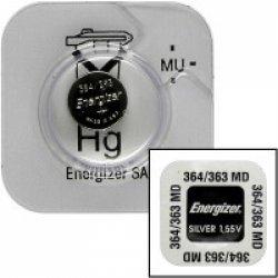 Immagine prodotto Energizer Pila a bottone all'ossido di argento, SR60/364/363, 1,55 V/20 mAh (1 pz., SR60, 20 mAh)