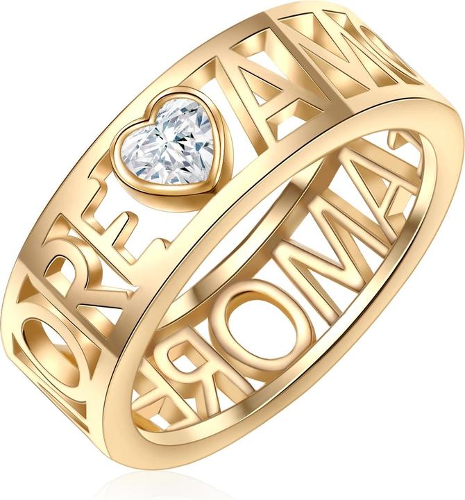 Produktbild Lulu & Jane Damen Metall-Legierung verziert mit Kristallen von Swarovski® gelbgold - 29239 (58)