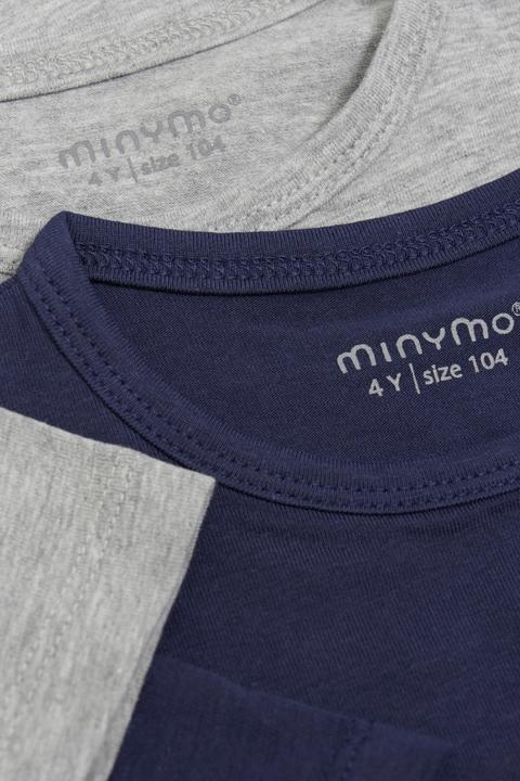 Actual product image Minymo MIBasic 32 -T-shirt (2-pack) - 3932 (140)
