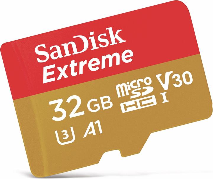 Produktbild SanDisk Extreme UHS-I V30 (32 GB, microSDHC, U3, UHS-I)