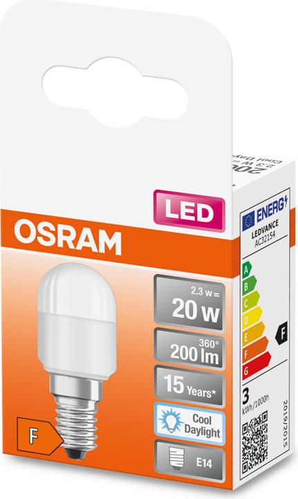 Produktbild Osram Special T26 (E14, 2.30 W, 200 lm, 1 x, F)