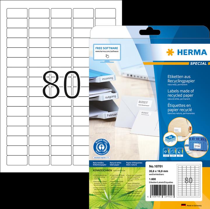 Produktbild HERMA Recycling Etiketten A4