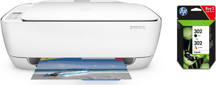 HP DeskJet 3639 inkl. Tinten-Multipack 302