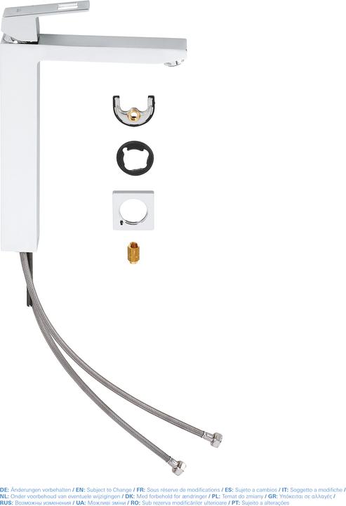 Actual product image Grohe Eurocube single-lever basin mixer XL-Size