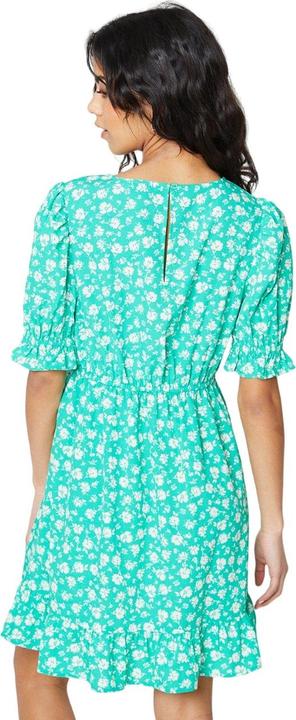 Actual product image Dorothy Perkins Womens/Ladies Floral Frill Hem Petite Mini Dress (38 D)