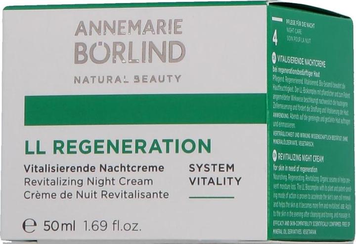 Energie-Label Annemarie Börlind Natural Beauty (50 ml, Nachtcreme)