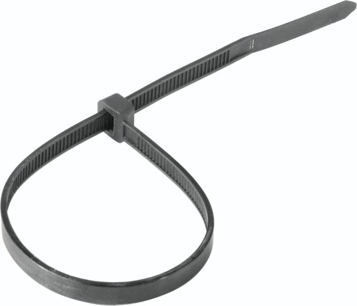 Actual product image Hama Cable tie set, 2.5 x 100/150/200 mm, black, 150 pieces (Plastic cable ties, 200 mm, 150 pcs.)