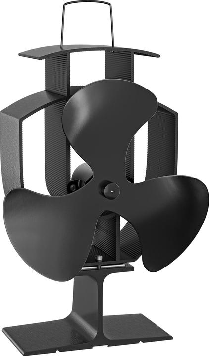 Immagine prodotto Wiltec Ventilatore per stufe senza corrente 50-300°C Ventilatore per camini a 3 pale Ventilatore per stufe
