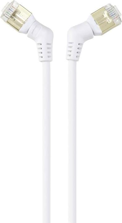 Produktbild Renkforce RF-6071574 RJ45 Netzwerkkabel, Patchkabel CAT 8.2 S/FTP 2.00 m Weiss St (S/FTP, CAT8.2, 2 m)