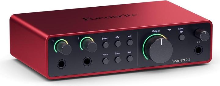 Actual product image Focusrite Scarlett 2i2 – 4th Generation (USB)