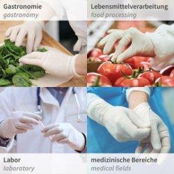 Produktbild Hygonorm Latex-Handschuh "GRIP LIGHT", M, weiá, puderfrei (M)