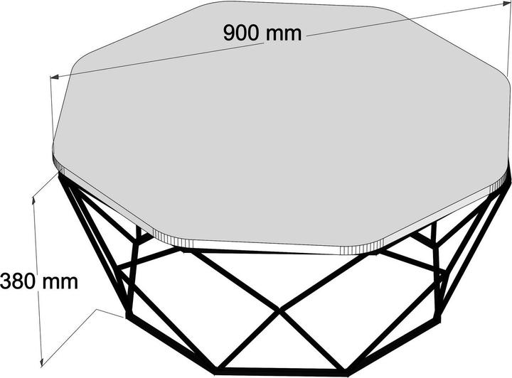 Image du produit Hanah Home Diamond (90 x 90 x 38 cm)