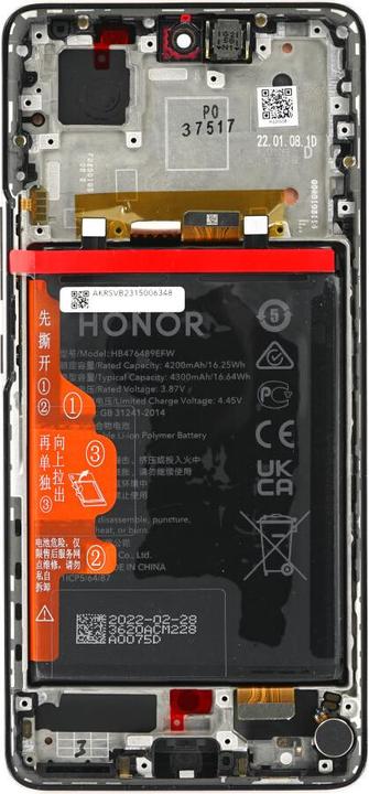 Produktbild Huawei Honor Display + Akku Honor 50 Frostkristall (Akku, Honor 50)