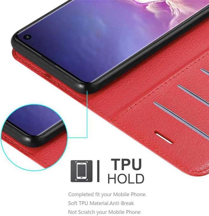 Actual product image Cadorabo Book with stand function cover (Samsung Galaxy S10)