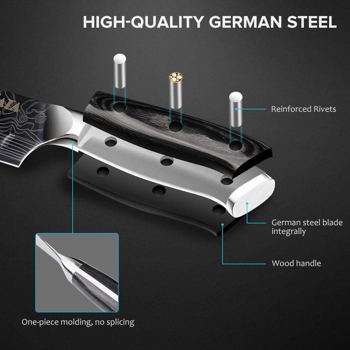 Actual product image Mosfiata Chef's knife 7inch