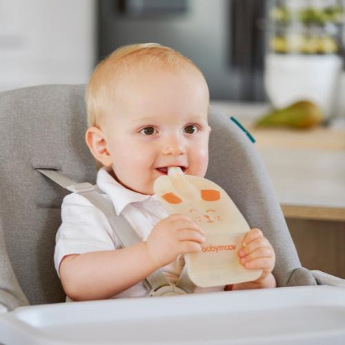 Actual product image Babymoov ISY squeeze bag