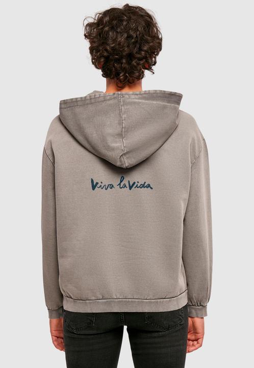 Produktbild Merchcode Ladies Frida Kahlo - Viva la vida 2 Acid Washed Oversize Hoody - 178047 (4XL)