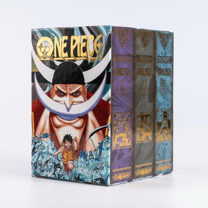Immagine prodotto One Piece Sammelschuber 6: Marine Ford (inklusive Band 54-61) (Tedesco, Eiichiro Oda, 2024)