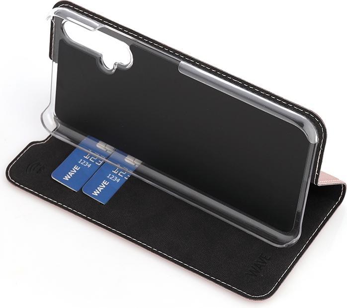 Actual product image Wave BookCase -suojakotelo, Honor 20 / Huawei Nova 5T, ruusukulta (Fee 20, Huawei Nova 5T)
