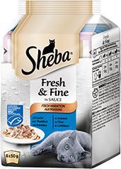 Actual product image Sheba Fresh and Fine in Sauce (Adult, 6 pcs., 300 g)