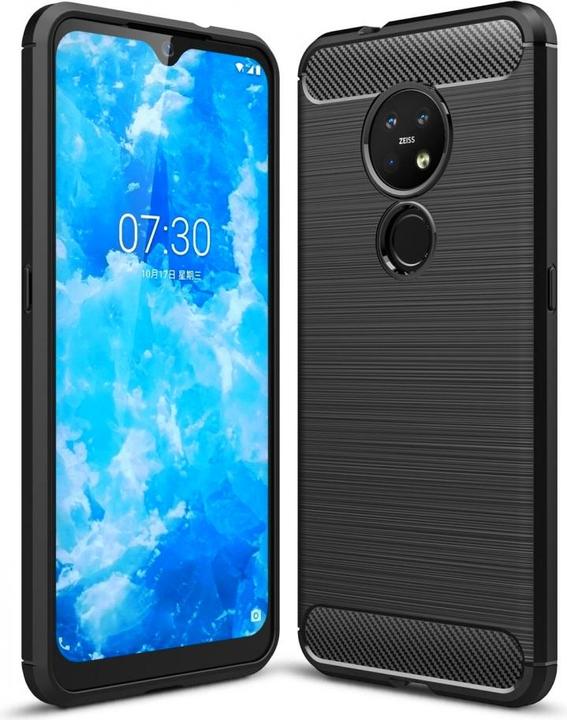 Image du produit Screenguard Étui Nokia 7.2 Carbon Brushed Soft TPU (Nokia 7.2)