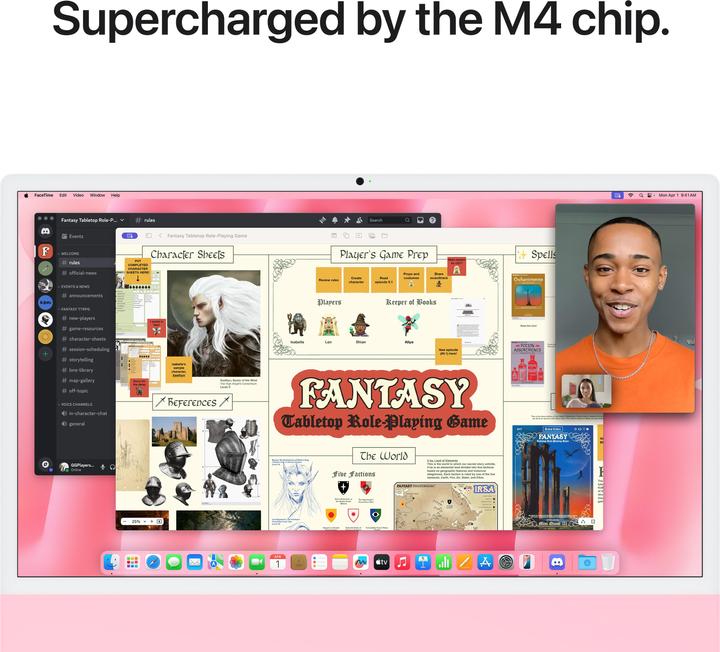 Actual product image Apple iMac 2024 (M4, 24 GB, 512 GB, Apple M4 10-Core)