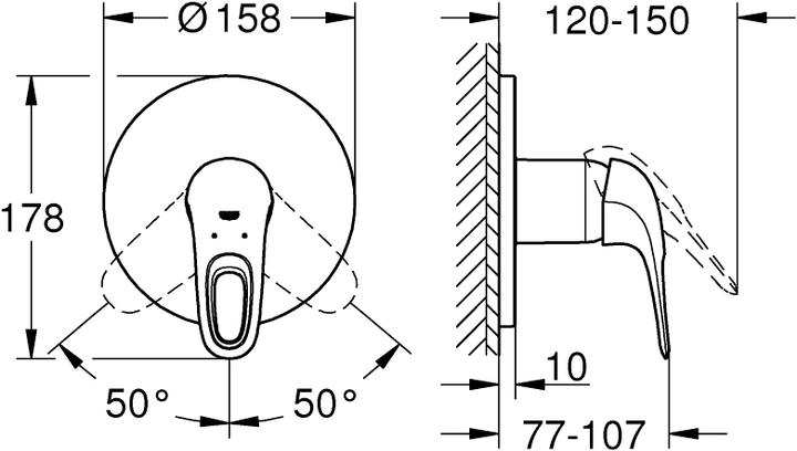 Immagine prodotto Grohe Miscelatore doccia monocomando Eurostyle