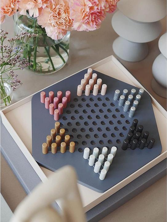 Actual product image Printworks Board game Chinese Checkers NO.7 (French, German, English)
